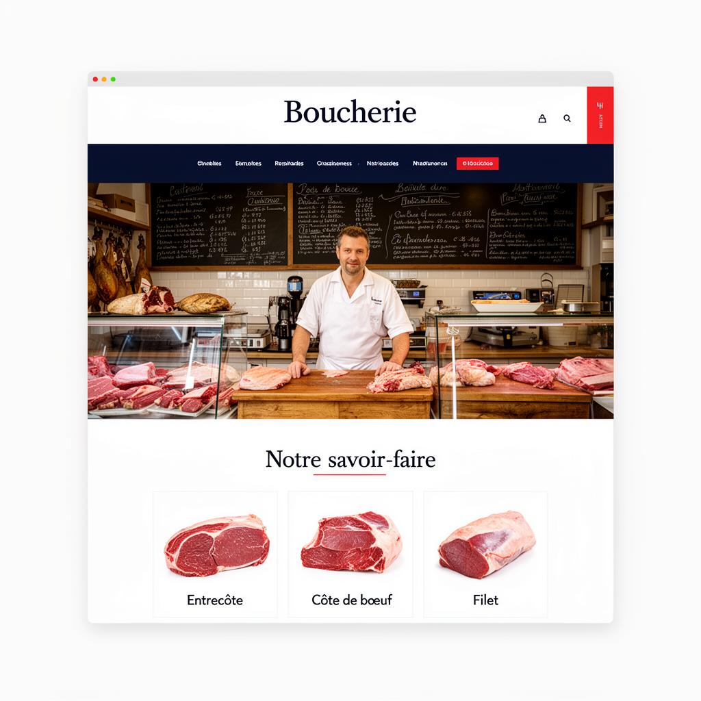 Modèle Boucherie