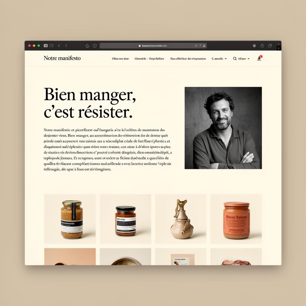 Modèle Épicerie fine