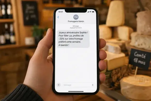 Vous restez en contact avec vos clients